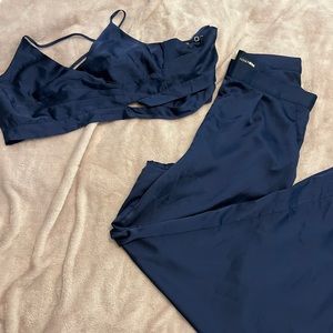 Never worn satin set